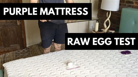 raw egg mattress test